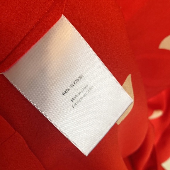 Tory Burch Silk Heart Print Sleeveless Blouse Top - Picture 5 of 7